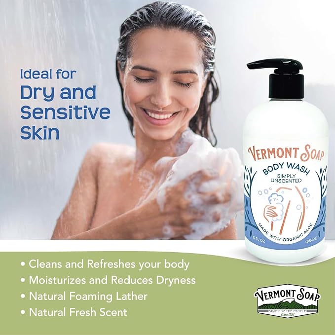 VERMONT SOAP Body Wash, Natural Body Wash - Image 4