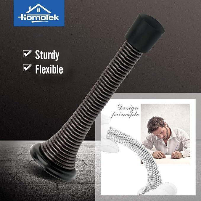 HOMOTEK 12 Pack Spring Door Stopper - Image 2