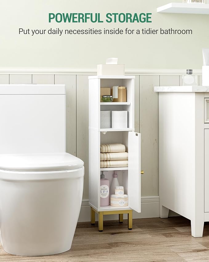 Bathroom Storage Cabinet, Corner Floor Cabinet - Image 5