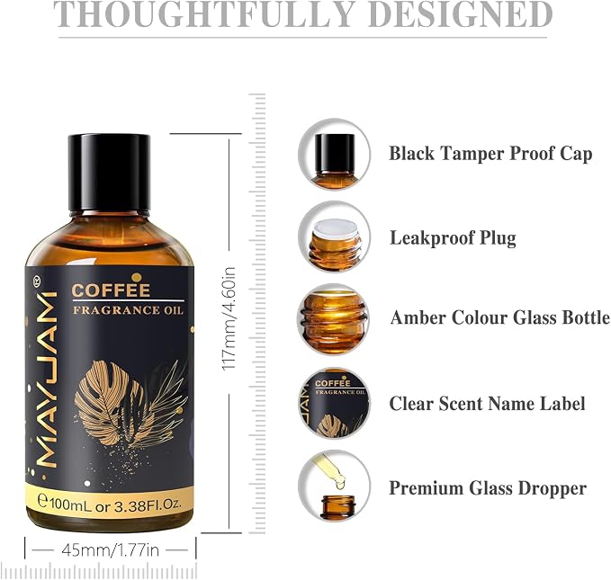 MAYJAM 100ML/3.38FL.OZ Coffee Fragrance Oils - Image 7