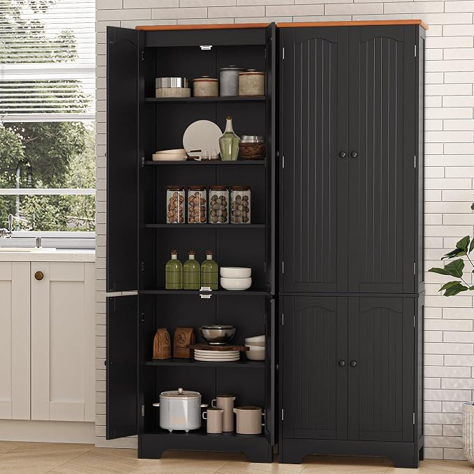 72.2'' Pantry - 4 Door Kitchen Cabinet - Image 6