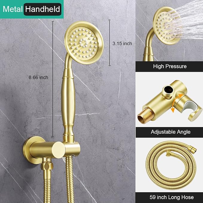 Dual Antique Shower Head System - Image 5