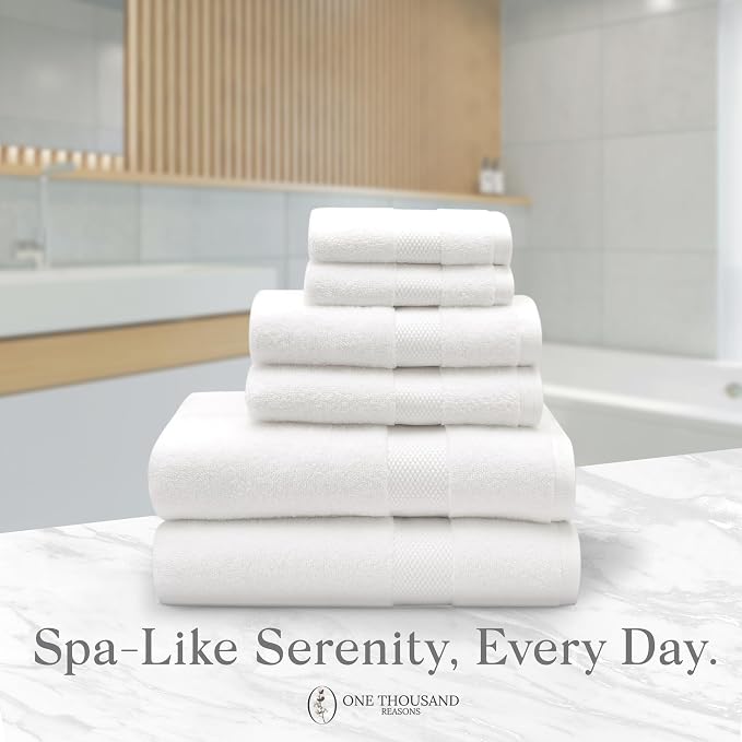 Premium Staple Cotton Bathroom Towel Set - Image 6