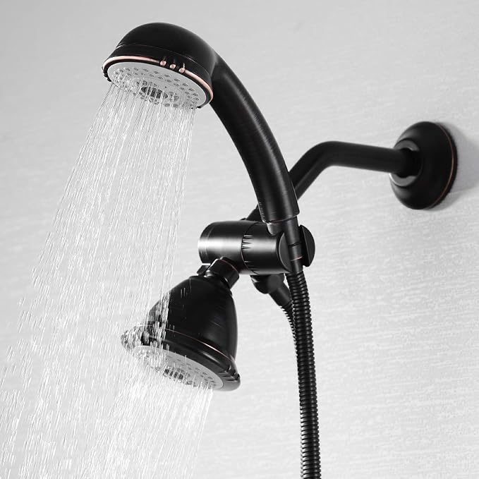BESTILL Wall Mounted 6 Inch Extension Shower Head Arm, Shower Arm and Flange - Image 3