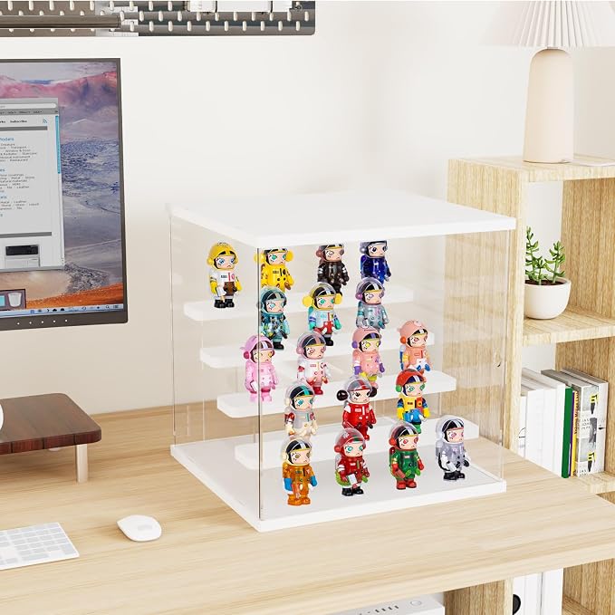 Choowin 5 Tier Clear Acrylic Lighted Display Case - Image 3