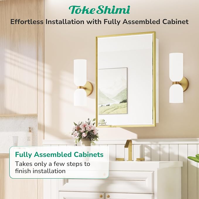 TokeShimi 21x27 Bathroom Medicine Cabinet - Image 7