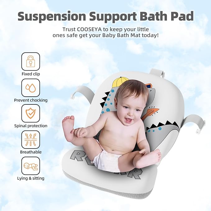 Collapsible Baby Bathtub for Newborn, Foldable Baby Bath Tub - Image 6