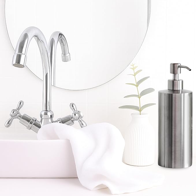 Silver Soap Dispenser Stainless Steel - Image 8