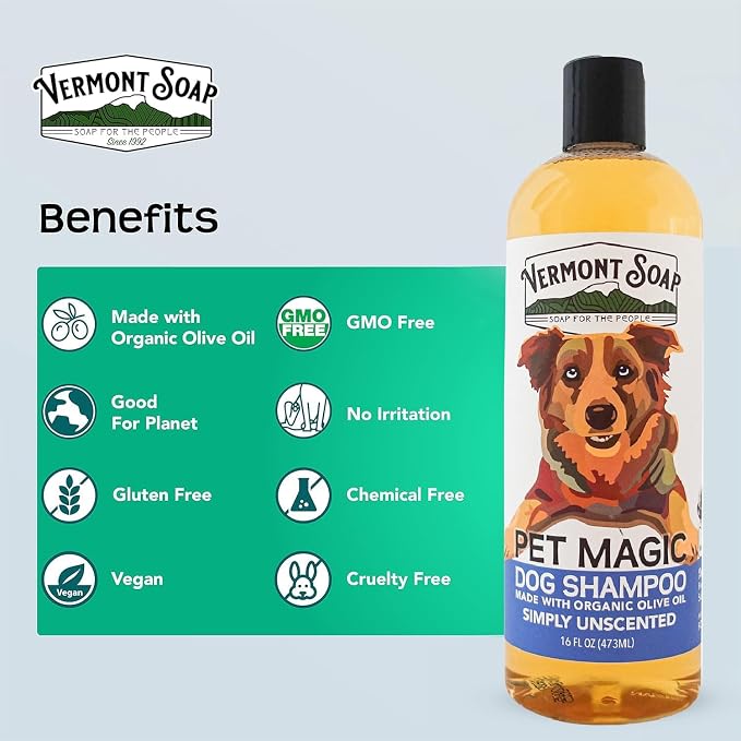 VERMONT SOAP Organics Pet Shampoo - Image 2