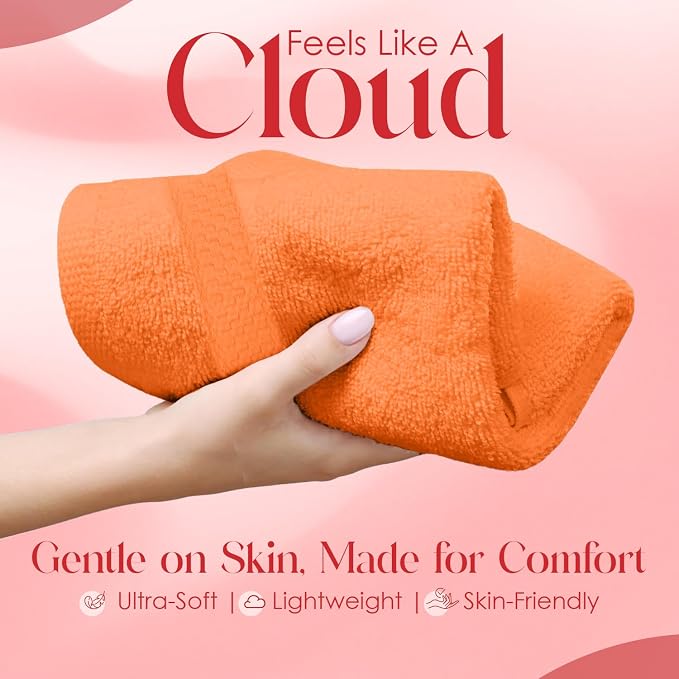RIVERSIDE 12 Pack Premium 100% Cotton Face Washcloths, 550 GSM, 12 x 12 Inches - Image 3