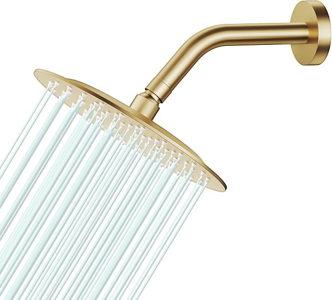 All Metal Rain Shower Head by AULEEND