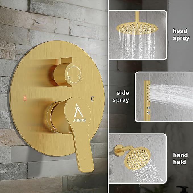 Shower System Shower Faucet Set Rainfall Shower Set - Image 7