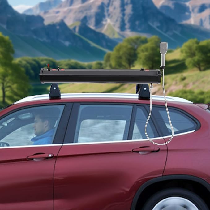 Pressurized Water Tank Portable Roof Rack Water Tank Over-Landing Pressurized - Image 2