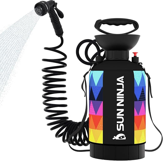 SUN NINJA Portable Shower, Camping Shower by SunNinja