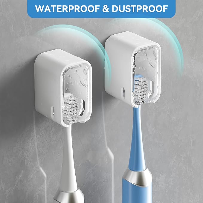 Toothbrush Holders for Bathrooms, Single Toothbrush Dispenser Storage Organizer - Image 2