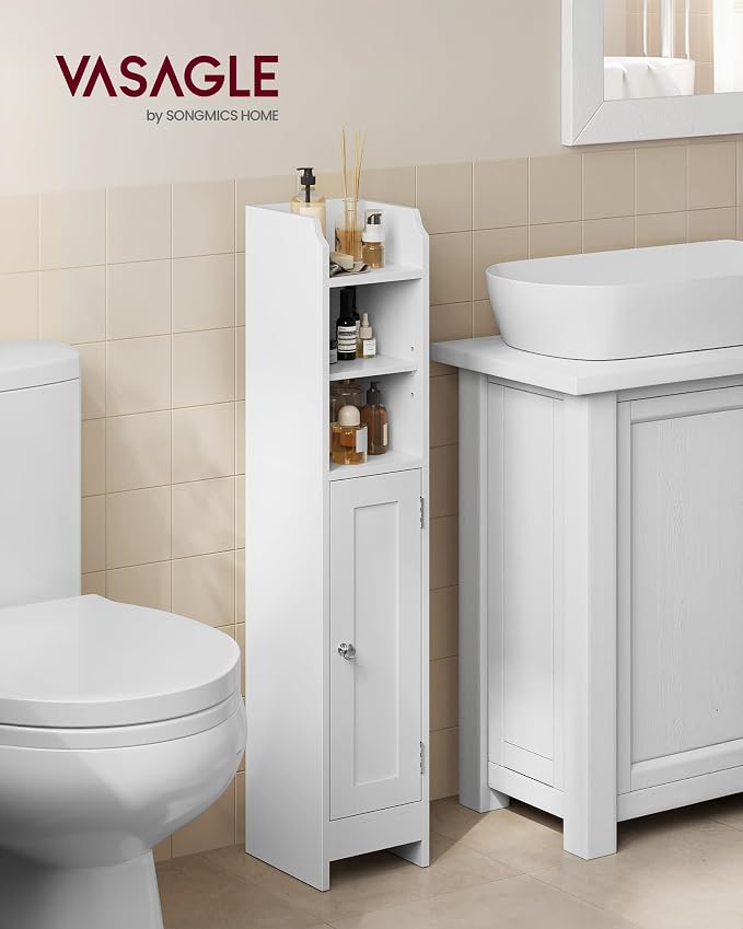 VASAGLE Small Storage Corner Floor Cabinet - Image 2