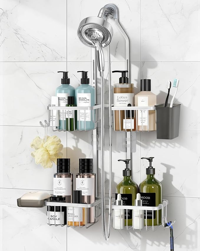 Adjustable Shower Caddy Hanging by MSAICOE