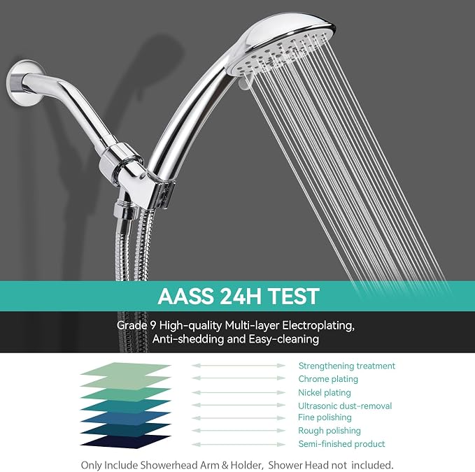 Shower Head Connector Adapter: Adjustable Handheld Showerhead Holder & 6 Inch - Image 7