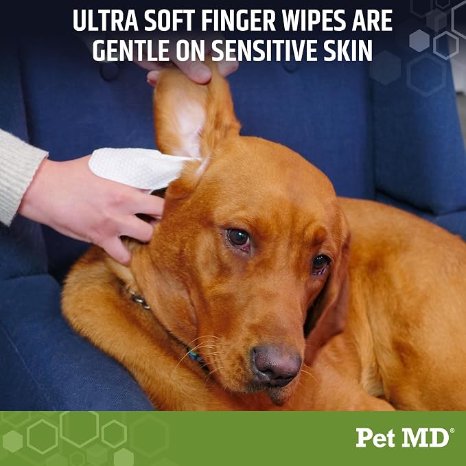 Dog Ear Cleaning Finger Wipes - Image 4