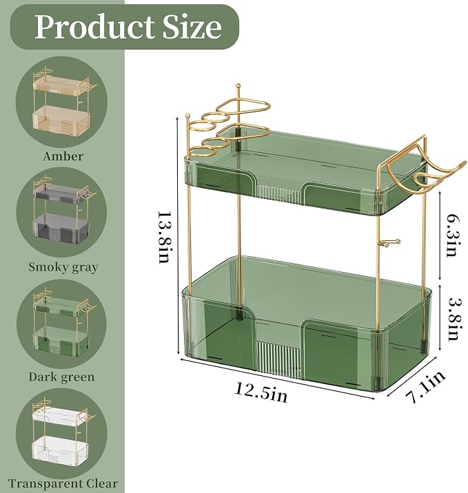 2 Tier Bathroom Counter Organizer - Image 3