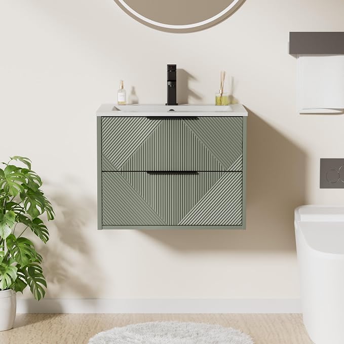 LUCKWIND 24" Floating Bathroom Vanity - Image 3