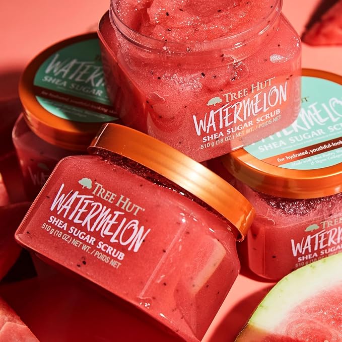 Tree Hut Watermelon Shea Sugar Scrub, Exfoliating, Hydrating & Moisturizing - Image 7