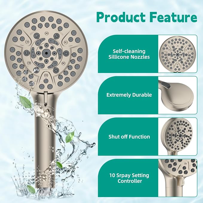 Hibbent Filtered Shower Head - Image 3