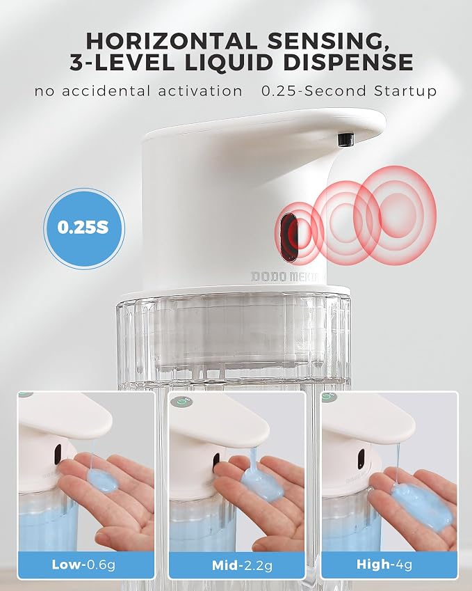 Automatic Liquid Soap Dispenser Touchless, 10oz/300ml Rechargeable, 3 - Image 3