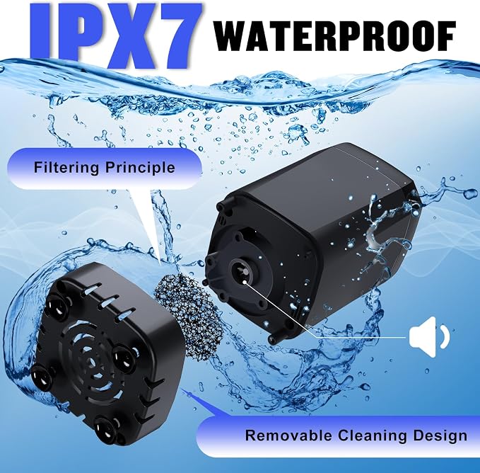 Portable Shower for Camping, Spopal 6000mAh Rechargeable Camping Shower - Image 6
