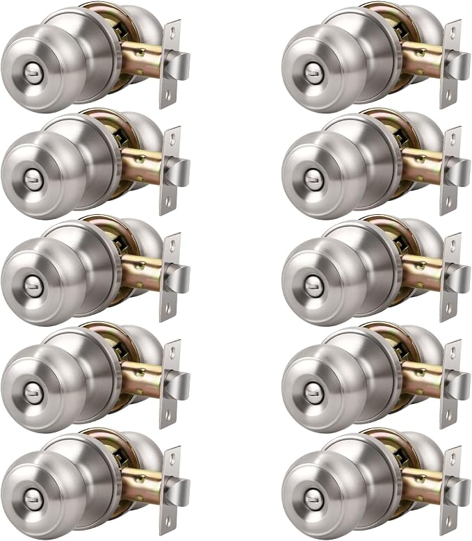KNOBWELL 10 Pack Privacy Door Knob by KNOBWELL