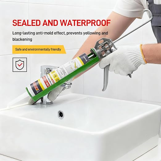 VGS 798 Professional Silicone Sealant Caulk 10.15 Oz Cartridge, 1 Pack - Image 3