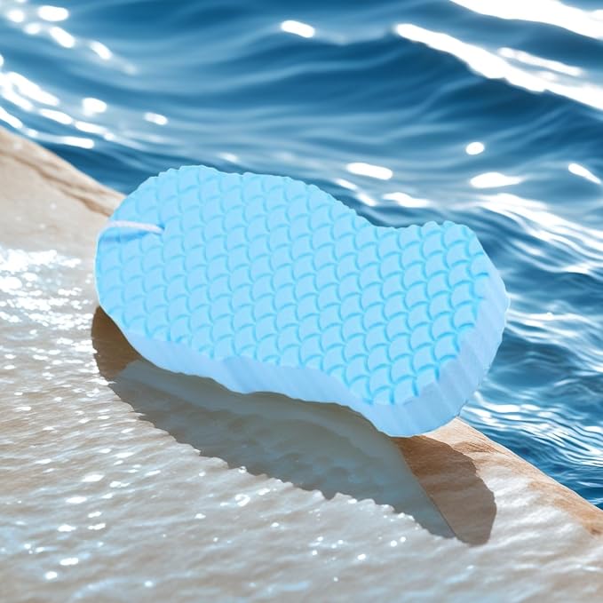 4Pcs, 3D Magic Exfoliating Bath Sponge, Magic Exfoliating Sponges - Image 8