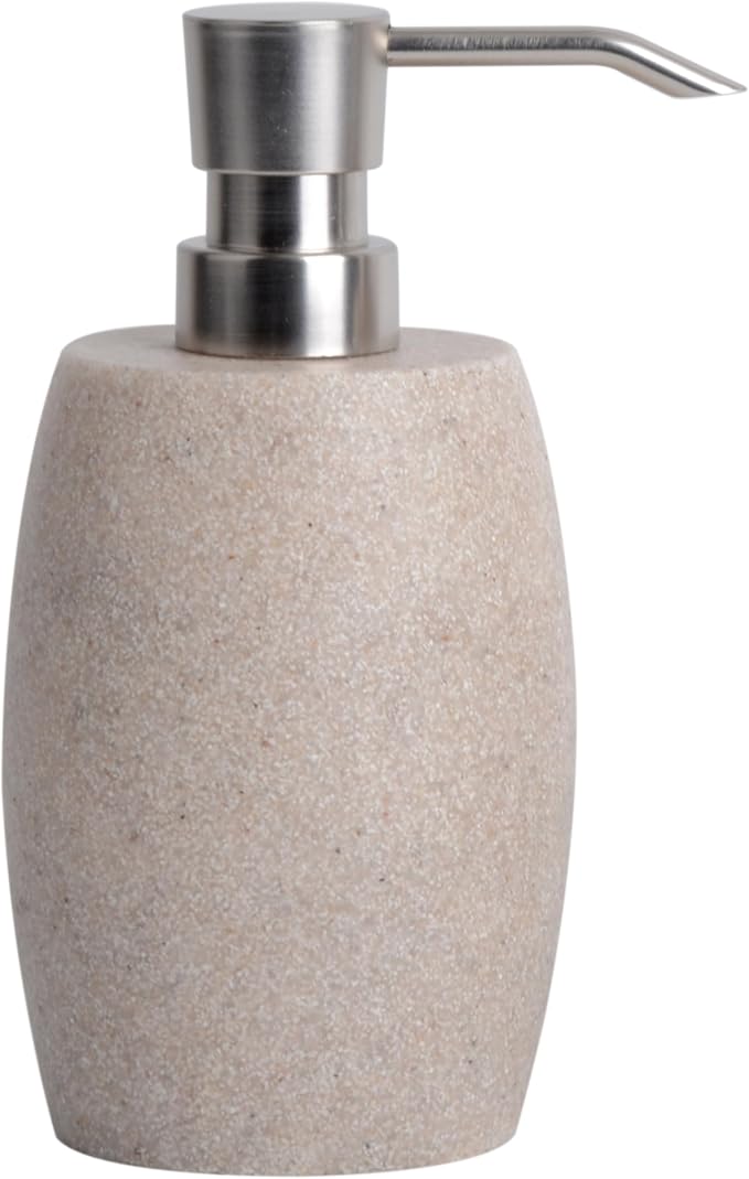 Sandstone Textured Resin Soap Dispenser by ClasinHome