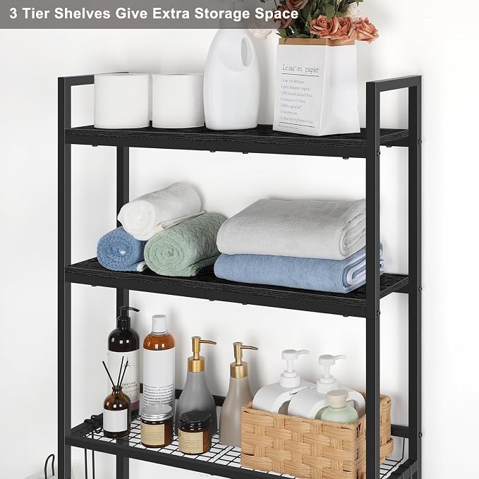 Over The Toilet Storage Over Toilet Rack Bathroom Organizer 3 Tier Toilet Shelf - Image 5