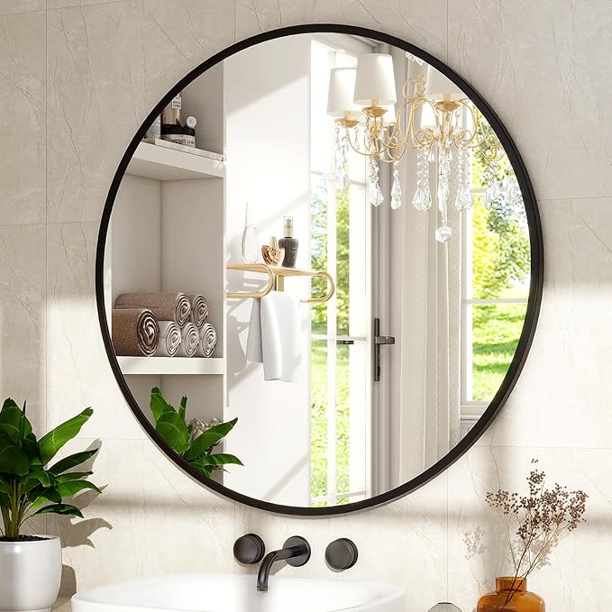 24 Inch Round Mirror - Image 3