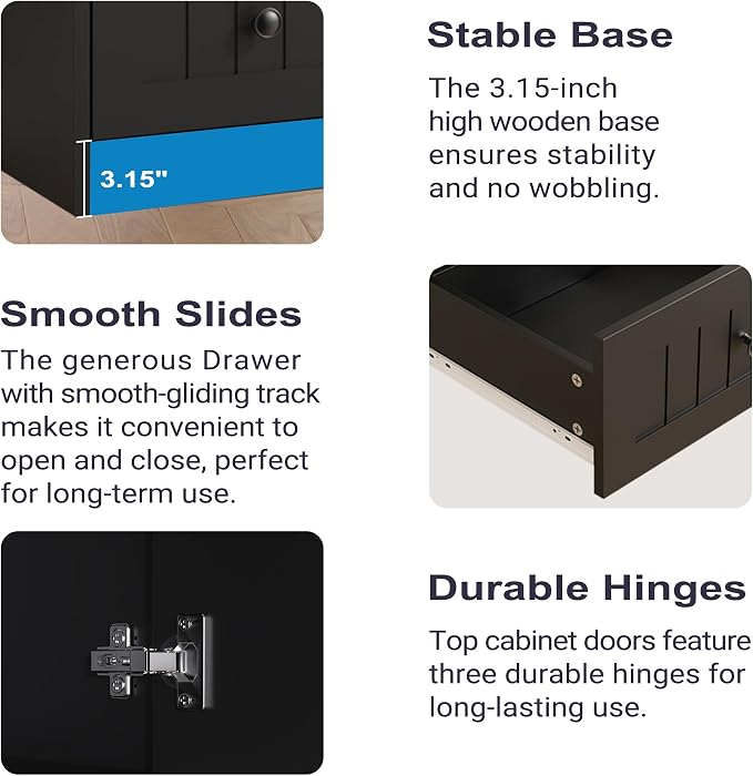 65" H Pantry Cabinet, Small Pantry - Image 6