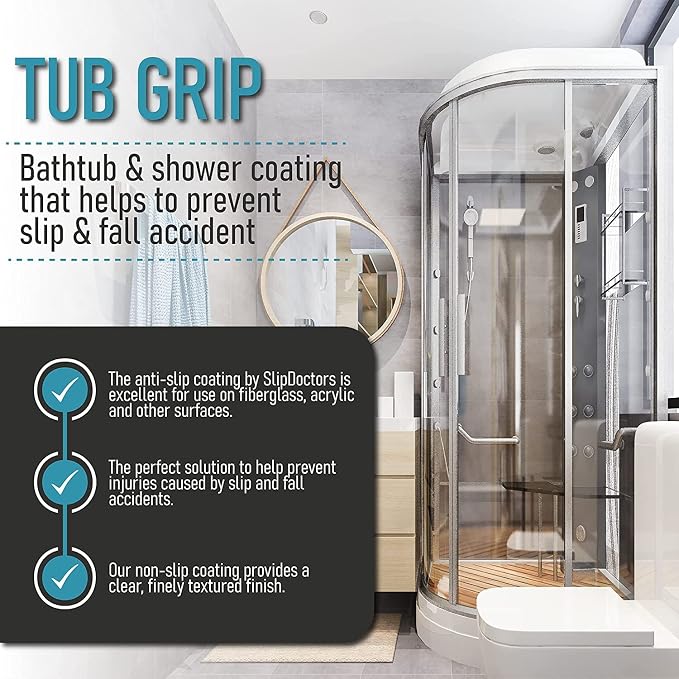 Anti-Slip Bath & Shower Floor Solutions – Tub Grip – Barefoot Friendly Non-Slip - Image 3