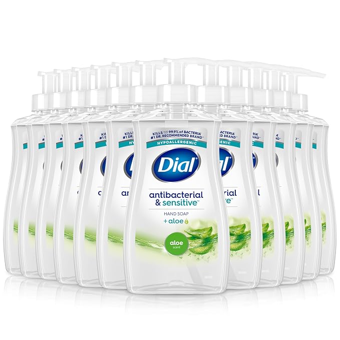 Dial Antibacterial Defense Liquid Hand Soap + Aloe, Aloe Scent, 11 Fl Oz by DialSoap
