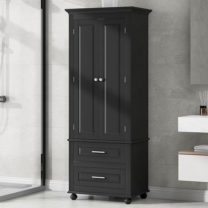Tall Narrow Storage Cabinet - Image 4