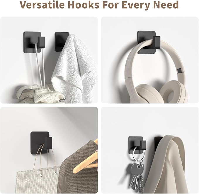 Square Self Adhesive Towel Hooks - Image 4
