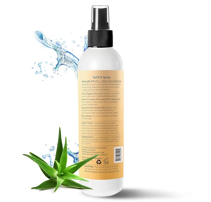 NaPCA Moisturizer Face Mist & Body Spray. Deep Hydrating Spray – Refresh & - Image 2