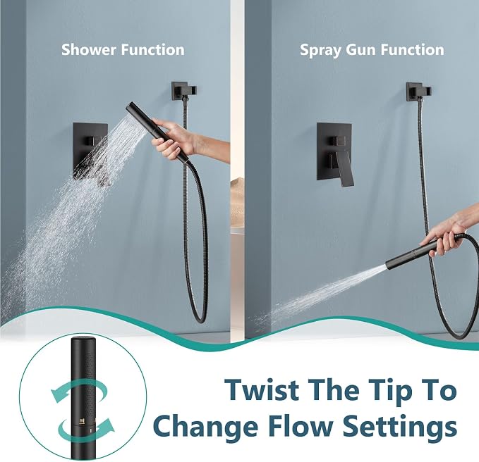 Aolemi Shower Faucet Set, High Pressure Shower System - Image 3