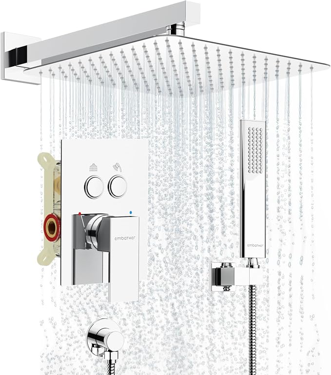 Shower System Shower Faucet Set by EMBATHER