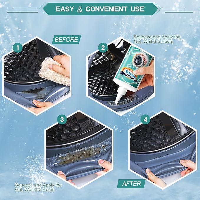 Bleach Stain Remover Gel, Heavy-Duty Tile Grout Cleaner - Image 4
