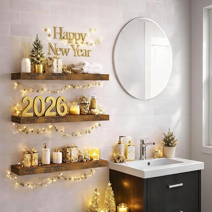 BAYKA Floating Shelves Bathroom - Image 2