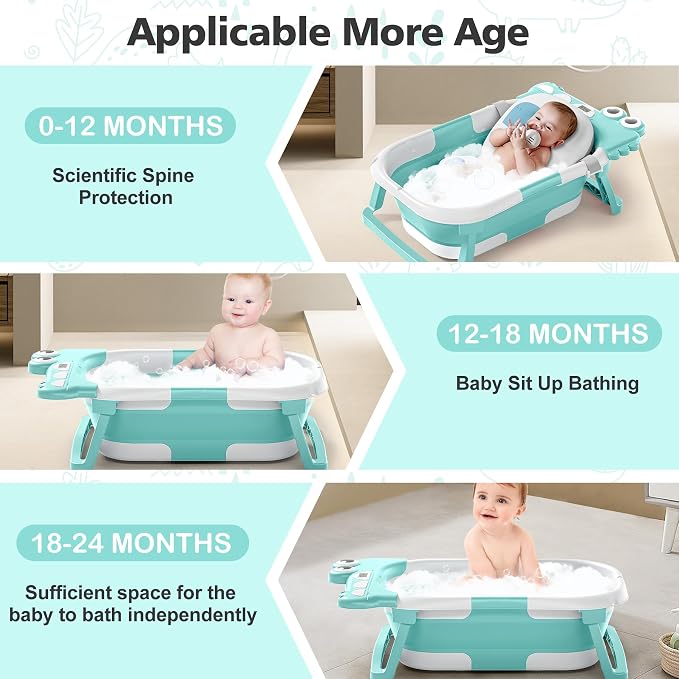 Collapsible Baby Bathtub for Newborn - Image 3