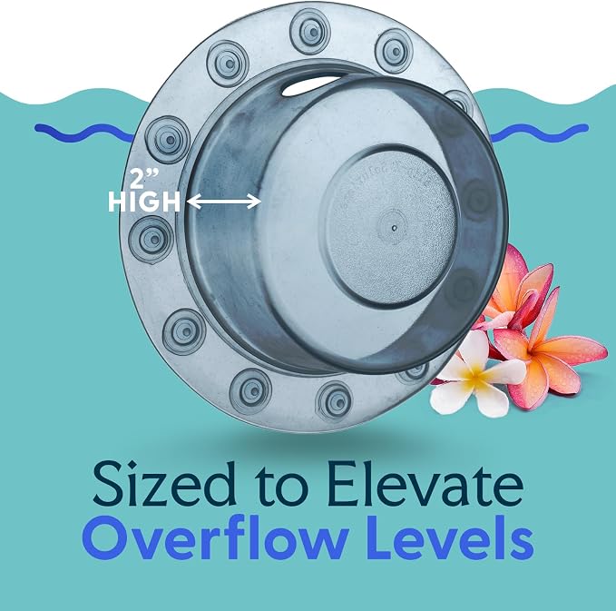 SlipX Solutions Bottomless Bath | Overflow Drain Cover - Image 6