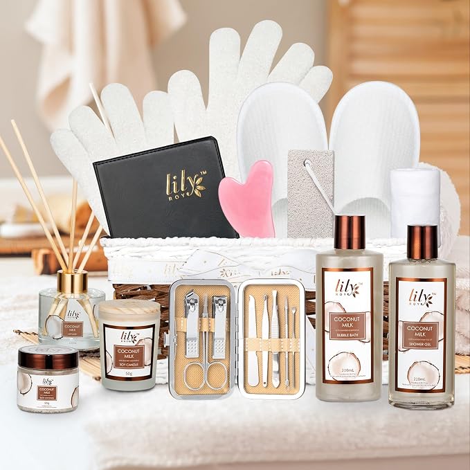 Coconut Vanilla Spa Gift Set for Women Christmas Gifts - Image 6