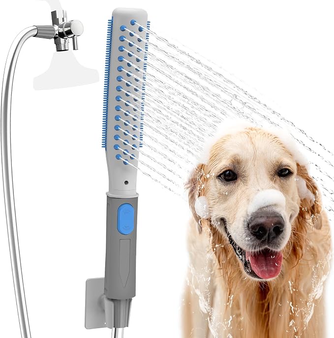 Dog Shower Attachment, Dog Washing Hose Attachment by Shandus