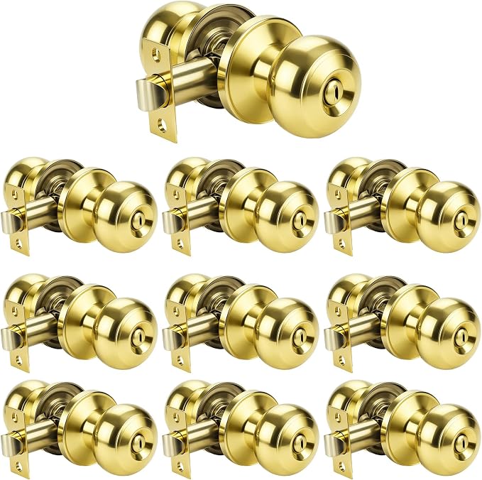 KNOBWELL 10 Pack Privacy Door Knob by KNOBWELL